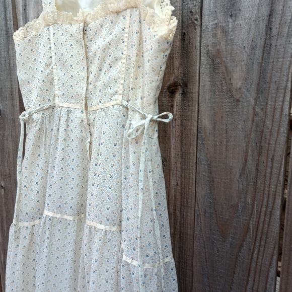 Vintage Candi Jones tiered peasant maxi sundress - Picture 6 of 7